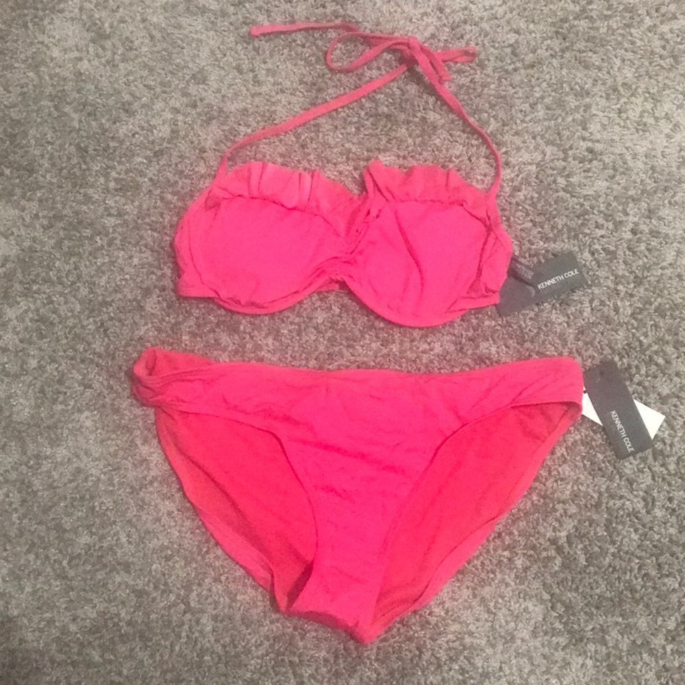 KENNETH COLE New 2 piece bathing suit XL